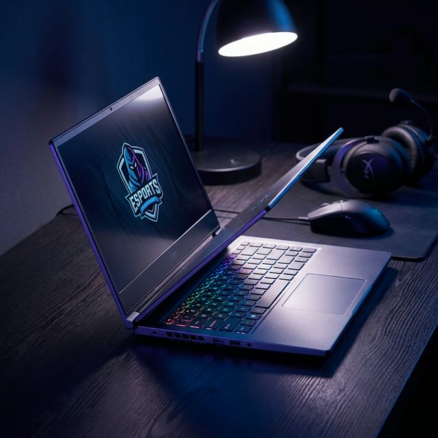 Gaming laptop showcasing high-performance processor capabilities